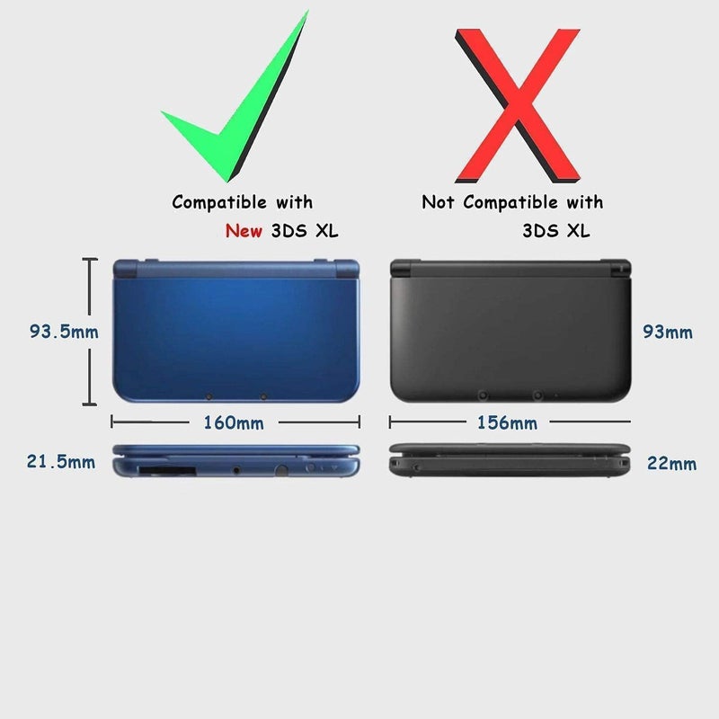 Sonuen غطاء علبة أمامي وخلفي لجهاز نينتندو نيو 3DS LL XL (إصدار محدود سماء المجرة) - Image 3